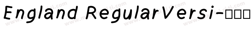 England RegularVersi字体转换